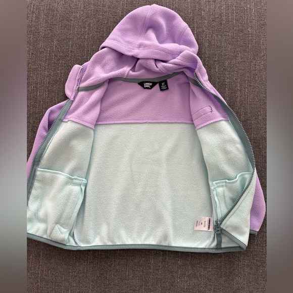 Lands End 3t fleece jacket - Picture 2 of 5